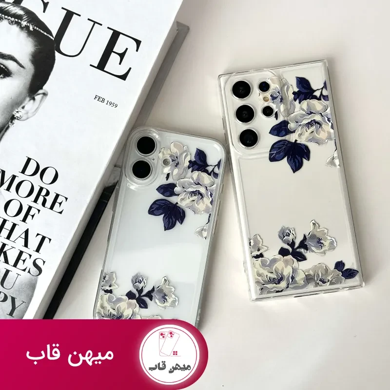 قاب گوشی رز سفید