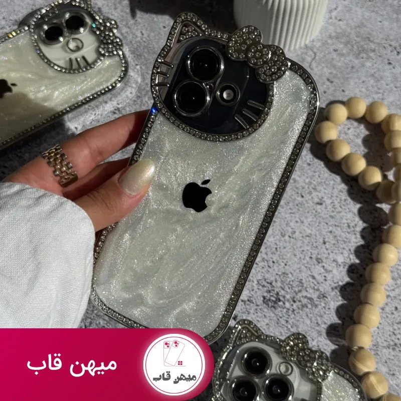 قاب کیتی رزینی نگین دار