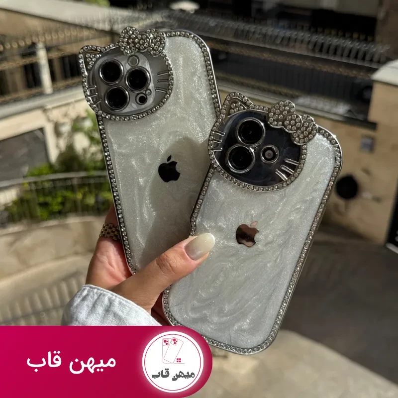 قاب کیتی رزینی نگین دار