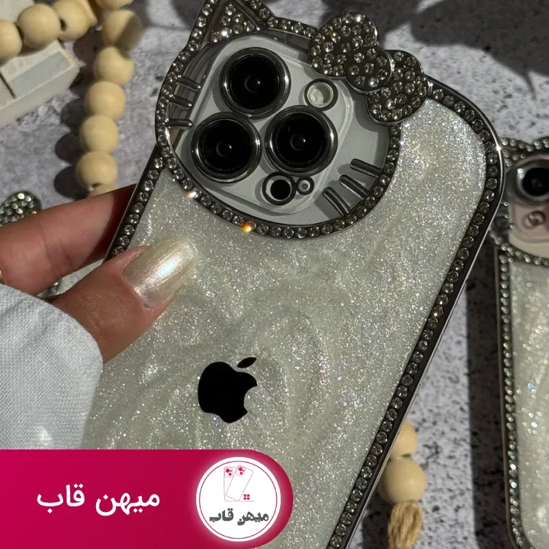 قاب کیتی رزینی نگین دار