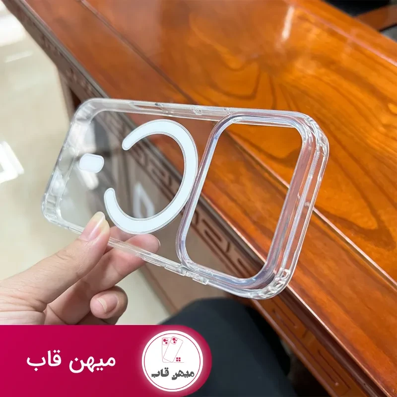 قاب گوشی clear case magsafe