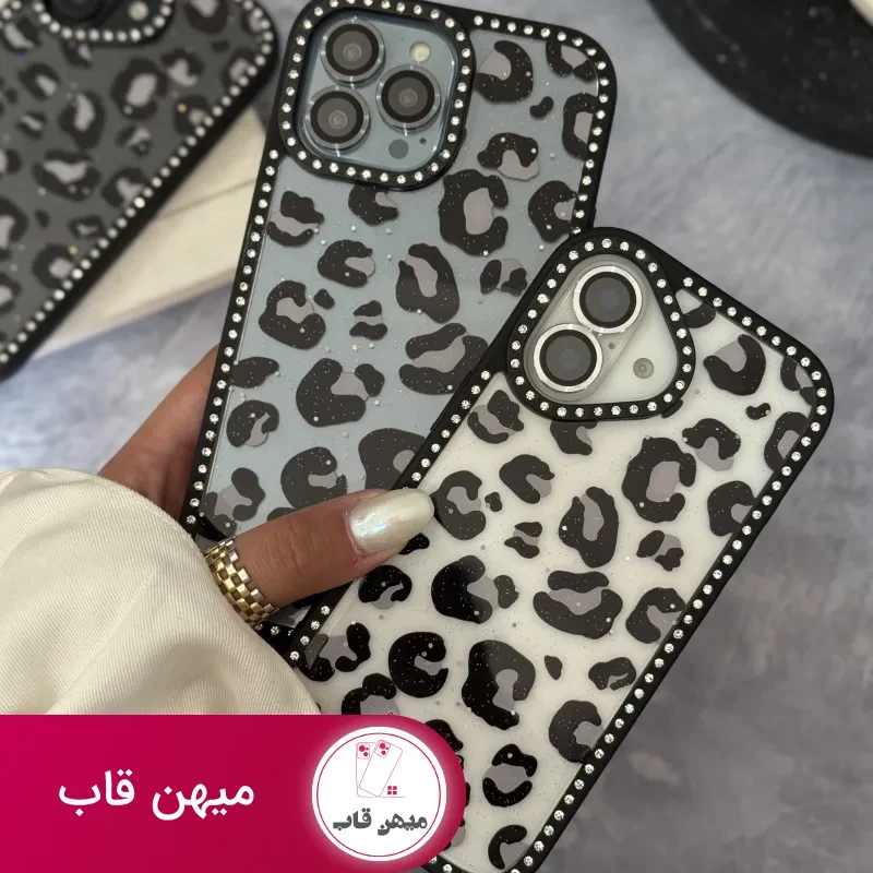 قاب پلنگی نگین دار