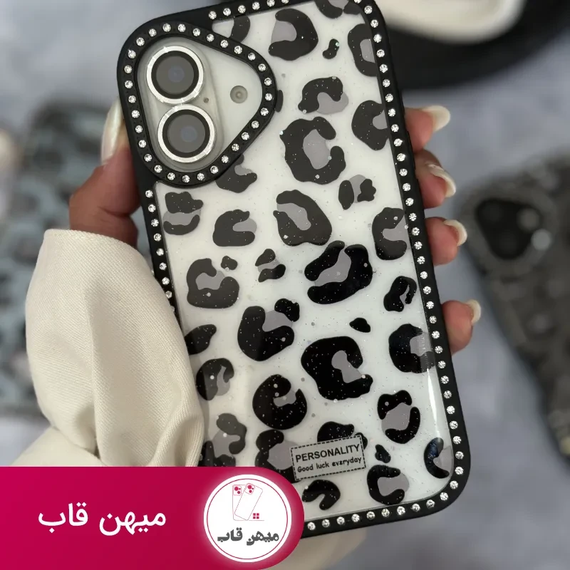 قاب پلنگی نگین دار