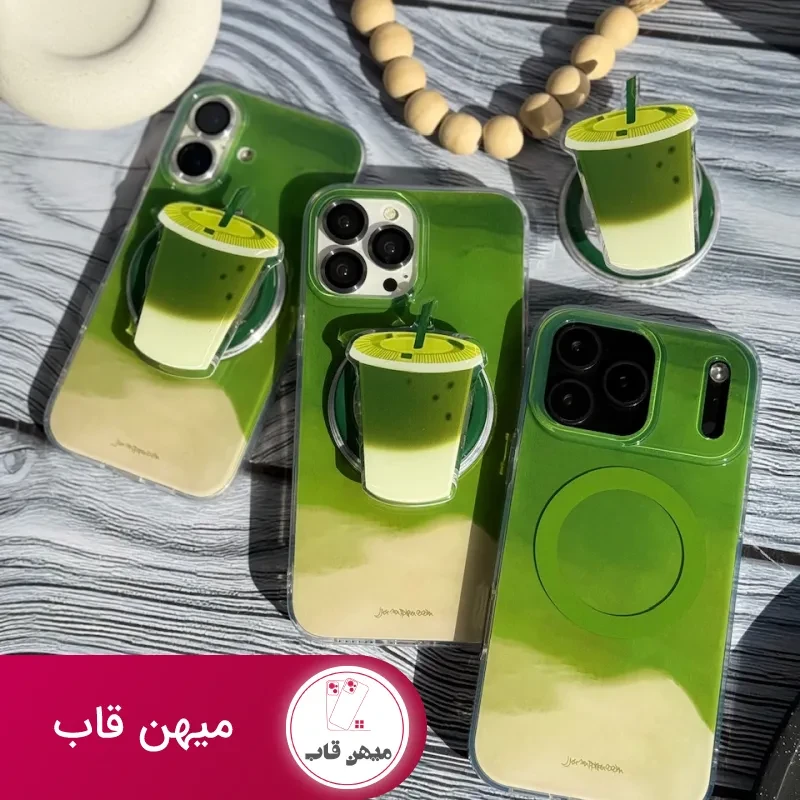 قاب ماچا مگ سیف دار با پاپ سوکت مگنتی