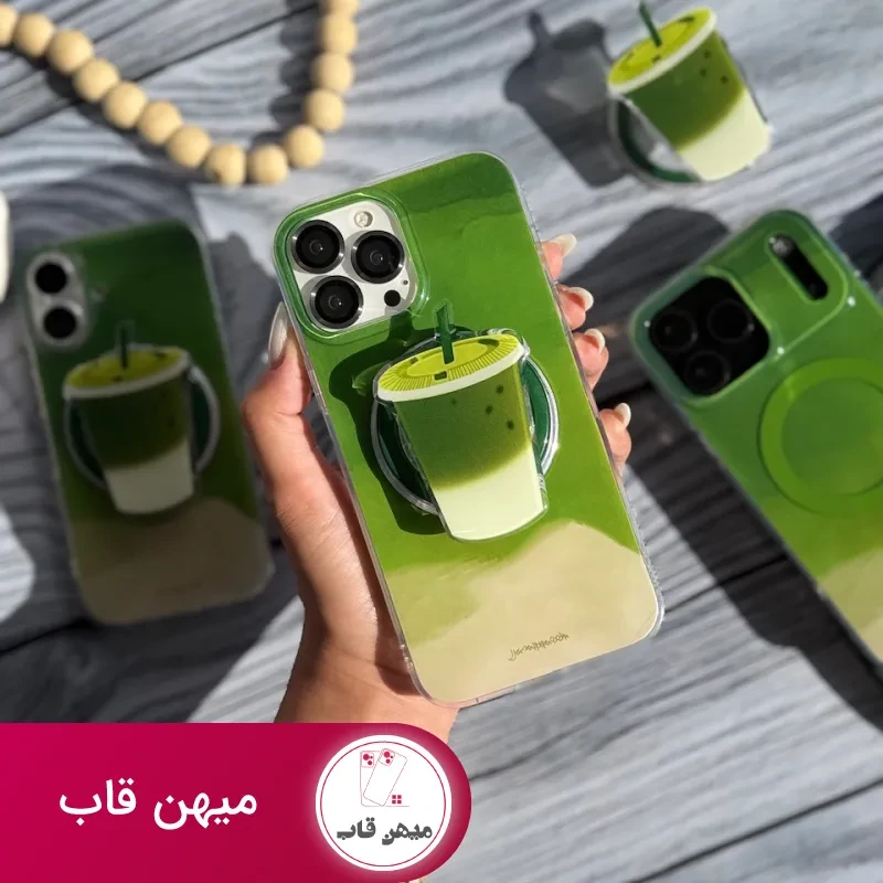 قاب ماچا مگ سیف دار با پاپ سوکت مگنتی