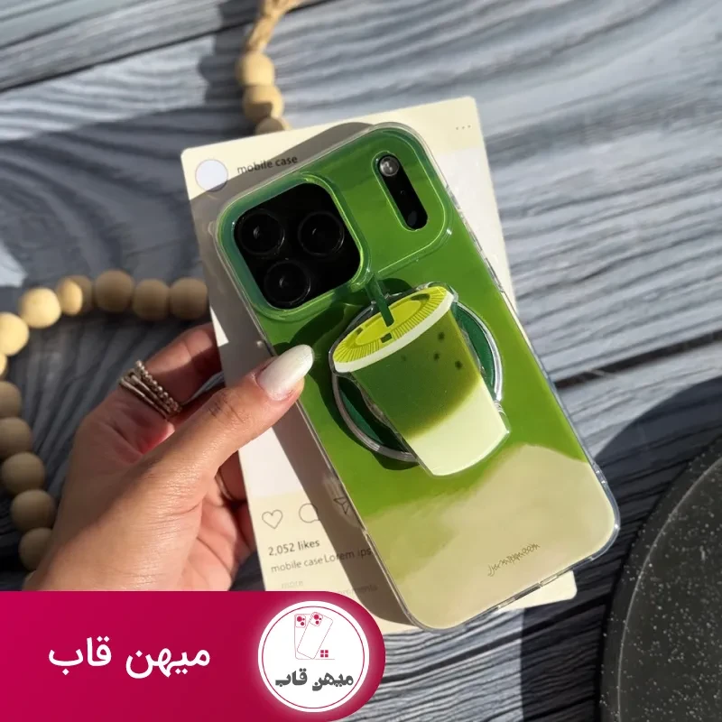 قاب ماچا مگ سیف دار با پاپ سوکت مگنتی