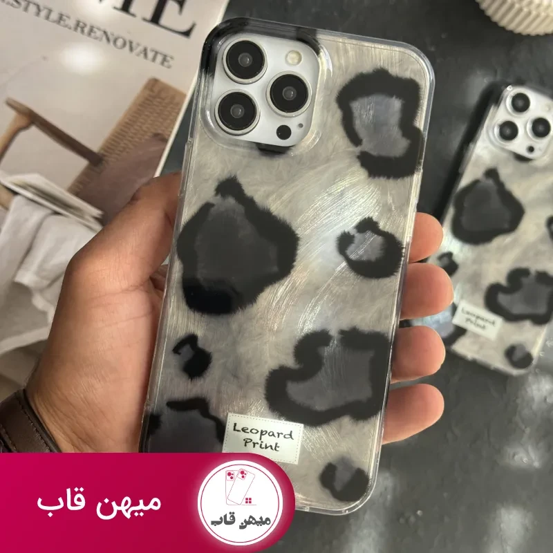 قاب موبایل آیفون پلنگی لیپارد
