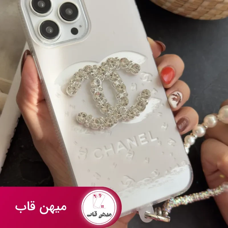 قاب موبایل آیفون کوکوشنل ایتالیانو + بندست مروارید