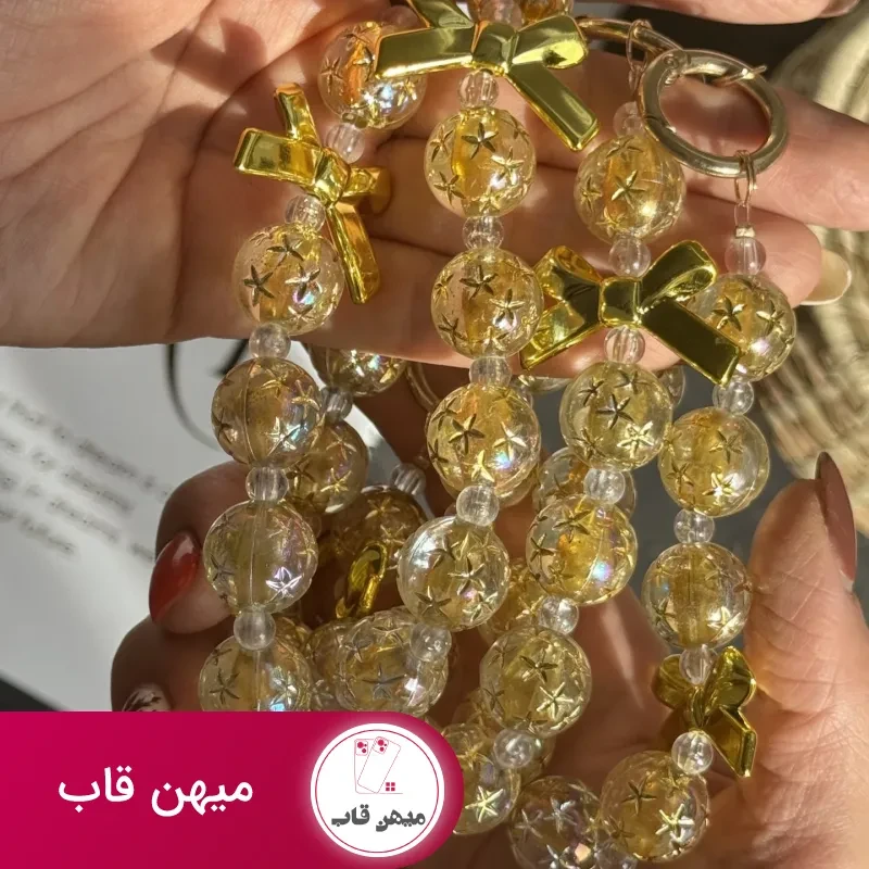 بند و آویز شامپاینی پاپیون