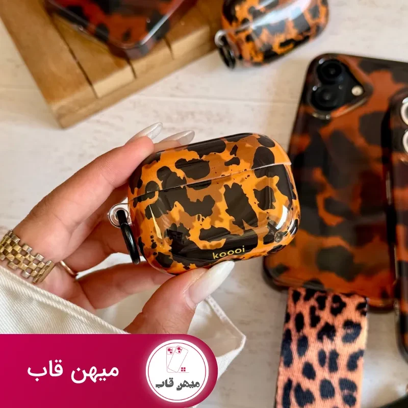 ایرپاد ست قاب Leopard Flame