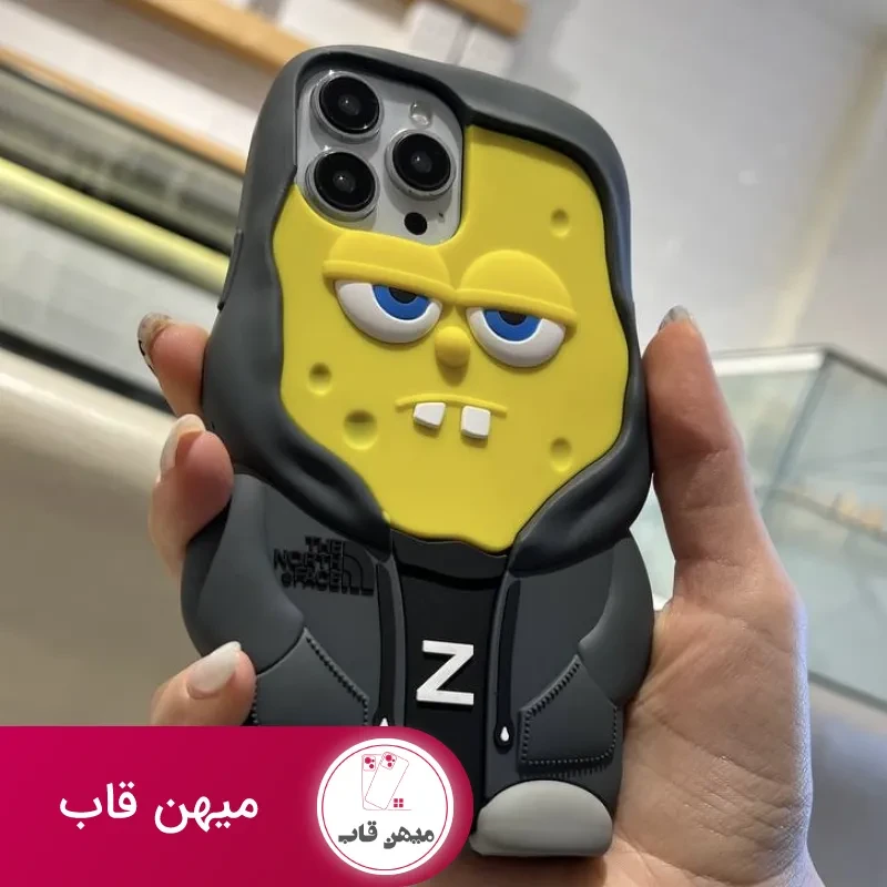 قاب گوشی پسرانه باب اسفنجی گنگ