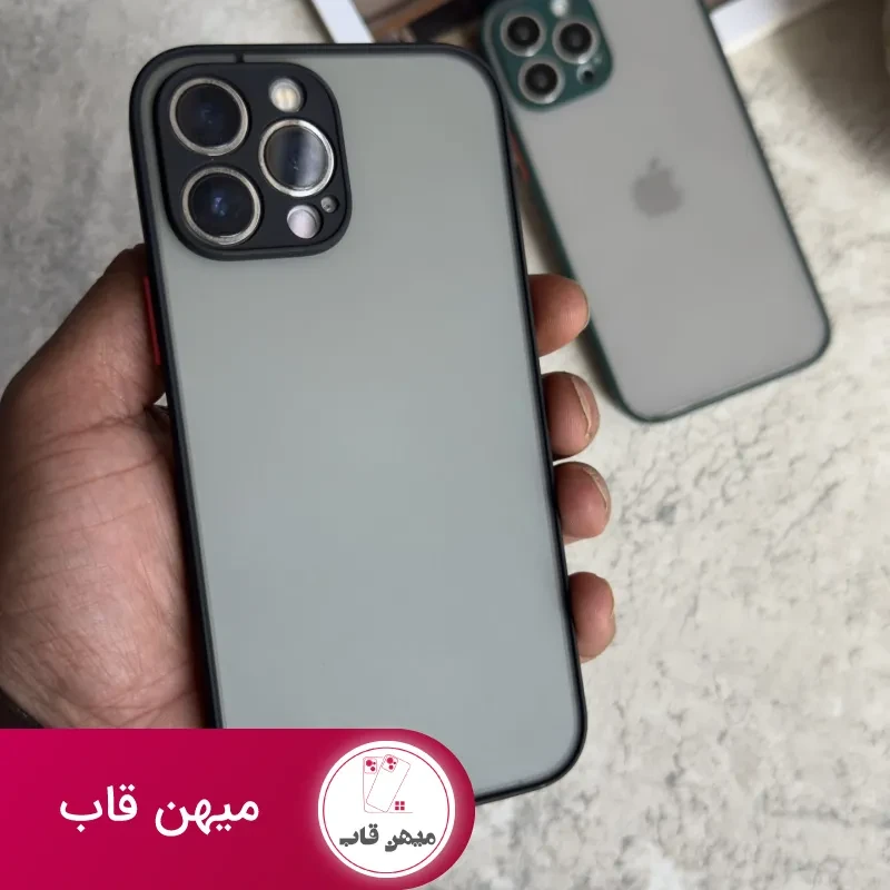 قاب گوشی پشت مات دور رنگی 2002