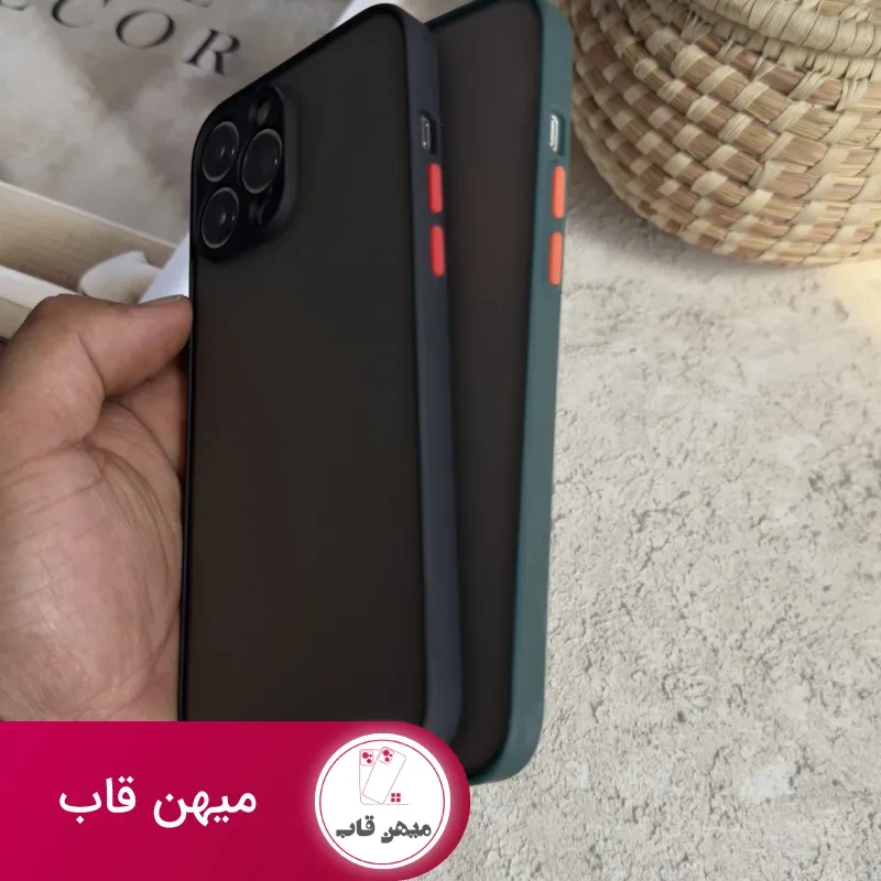 قاب گوشی پشت مات دور رنگی 2002