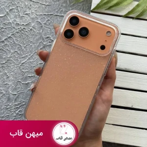 قاب آیفون اکلیلی کریستالی ساده