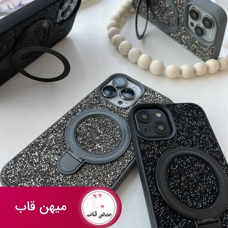 قاب گوشی سواروسکی استندی