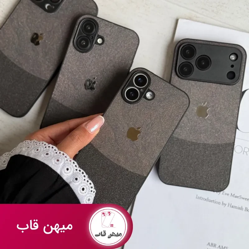 قاب ایفون Dark sand texture