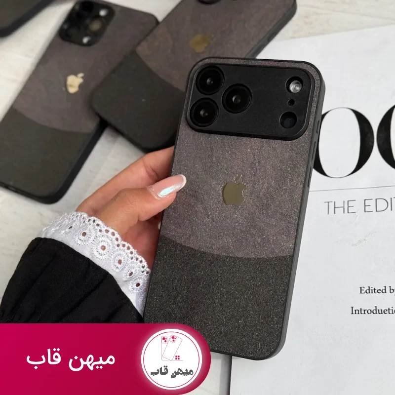 قاب ایفون Dark sand texture