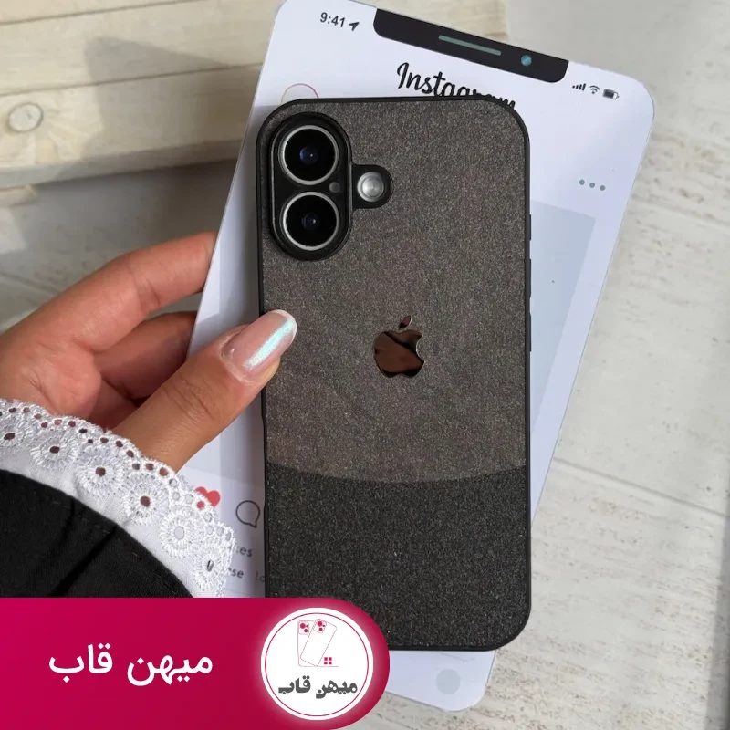 قاب ایفون Dark sand texture