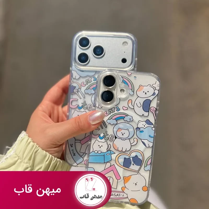 قاب گوشی cute cat دخترانه