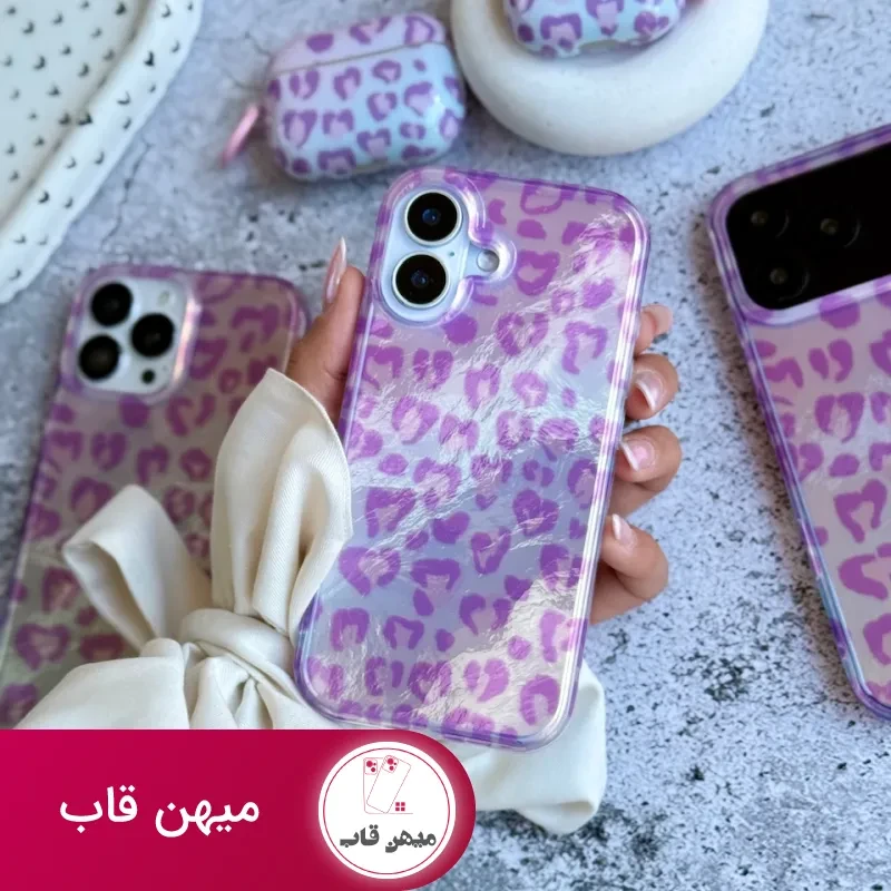 قاب گوشی پلنگی Violet