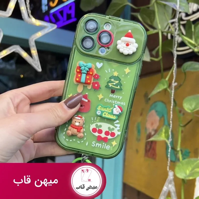 قاب گوشی کریسمس سبز