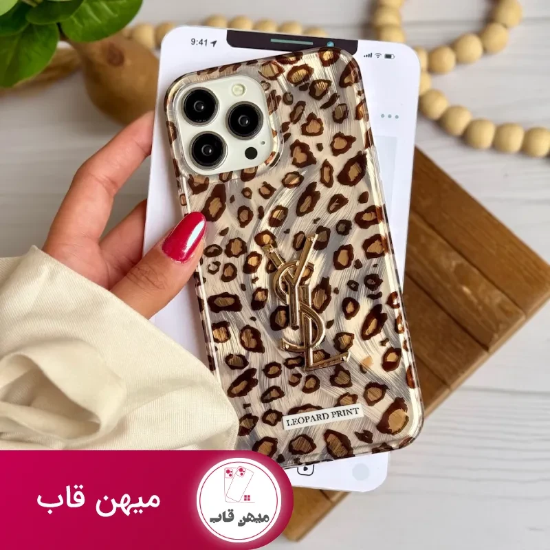 قاب گوشی  ایو سن لورن پلنگی - yves saint laurent leopard