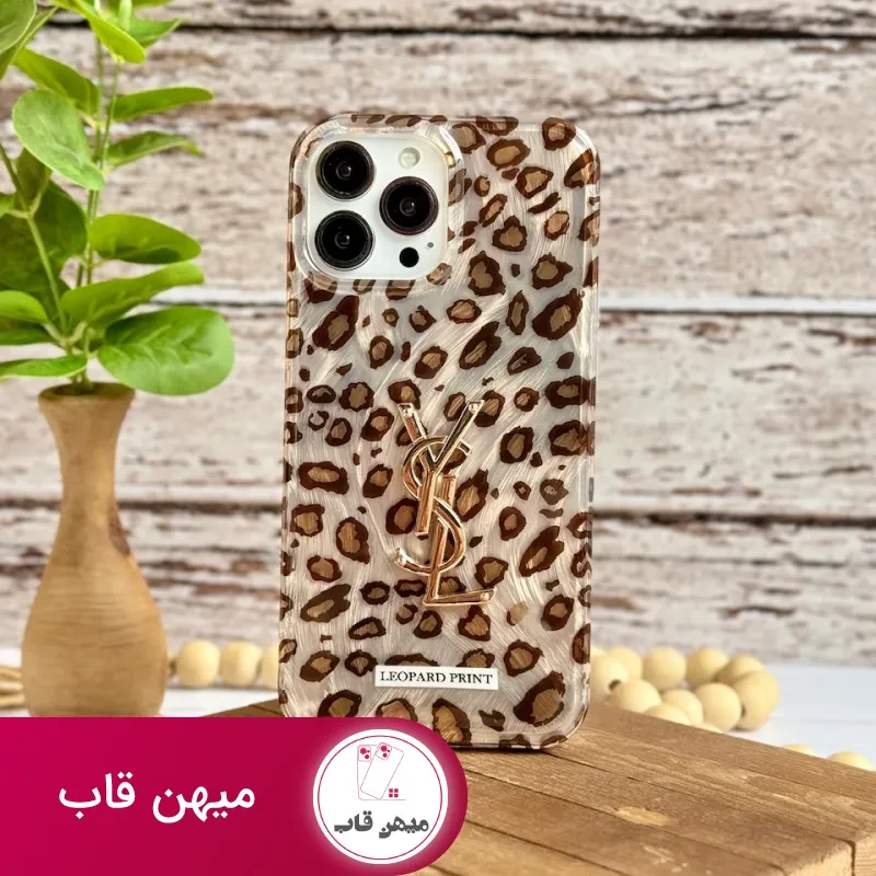 قاب گوشی  ایو سن لورن پلنگی - yves saint laurent leopard