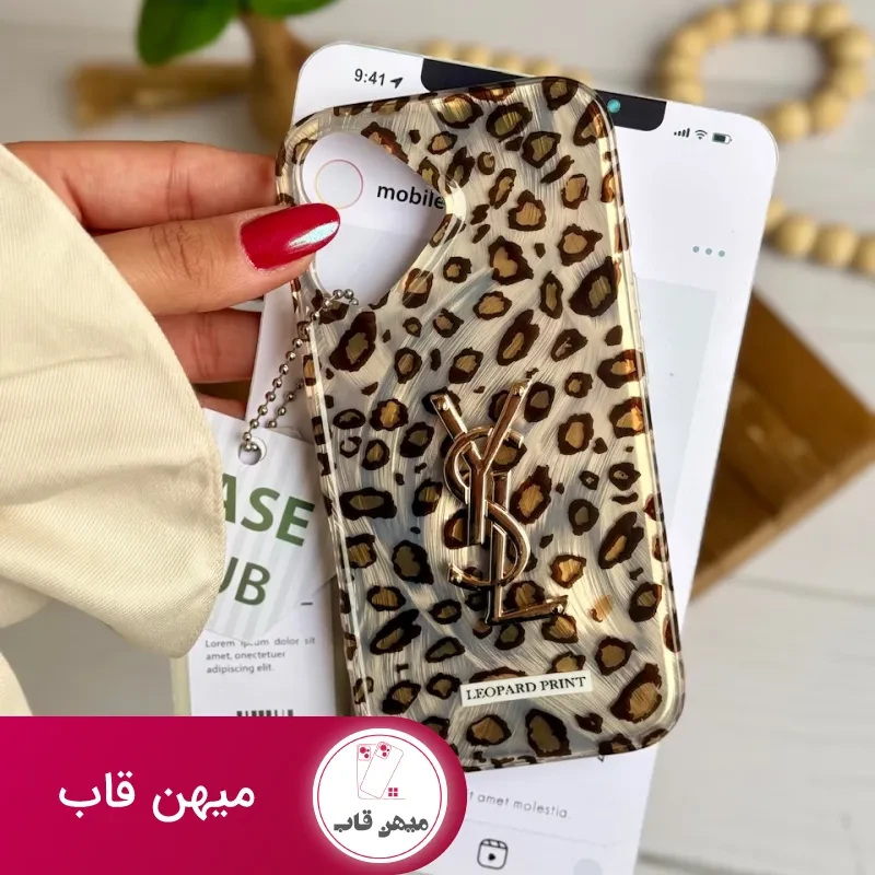 قاب گوشی  ایو سن لورن پلنگی - yves saint laurent leopard