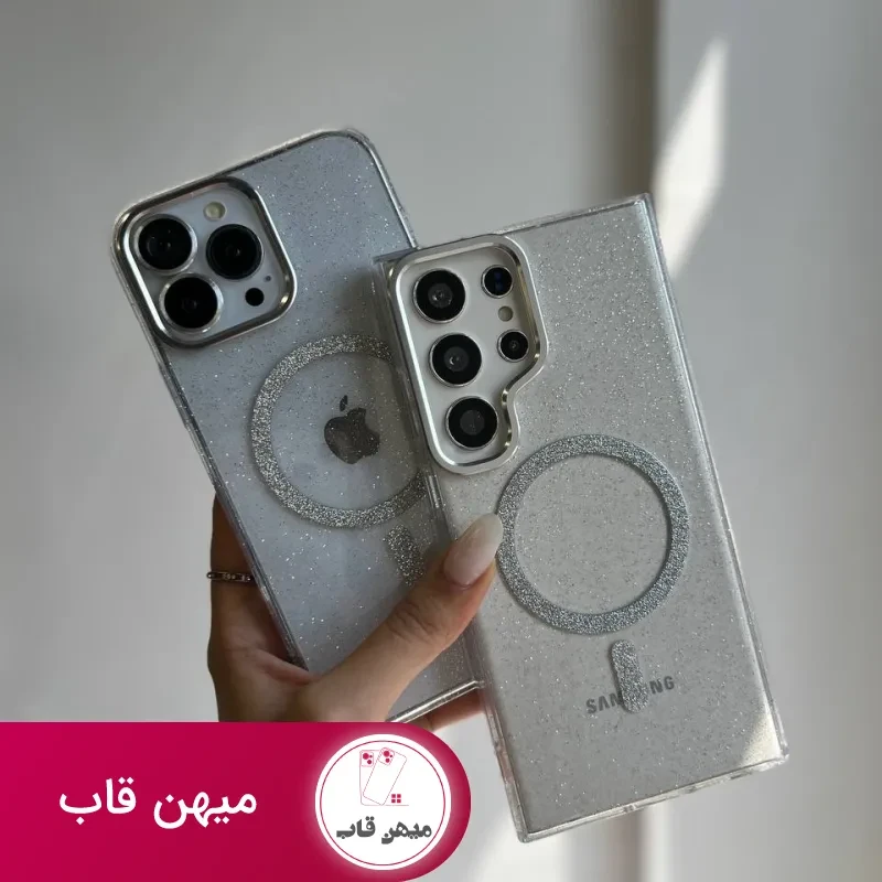 قاب گوشی مگ سیف شفاف اکلیلی