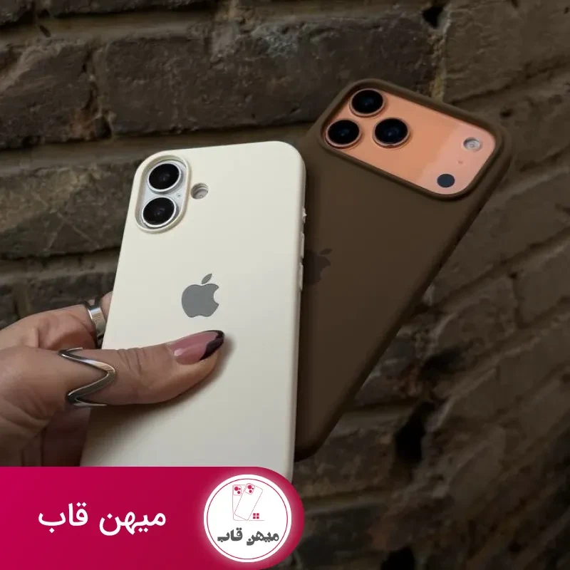 قاب گوشی سیلیکونی قهوه ای