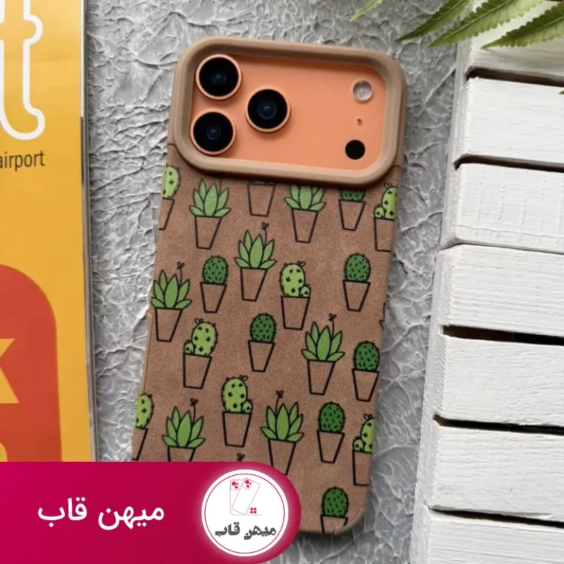 قاب آیفون کاکتوس مخملی