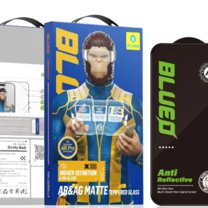 گلس محافظ صفحه بلو شفاف مات ضد انعکاس نور Blueo AR & AG Matte Tempered Glass