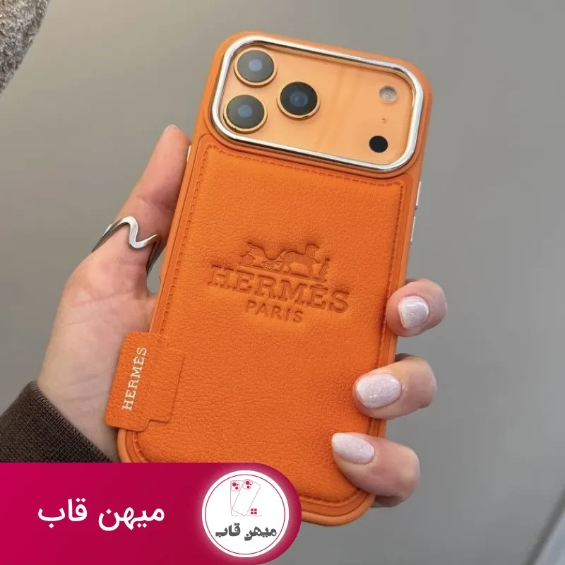 قاب گوشی hermes leather