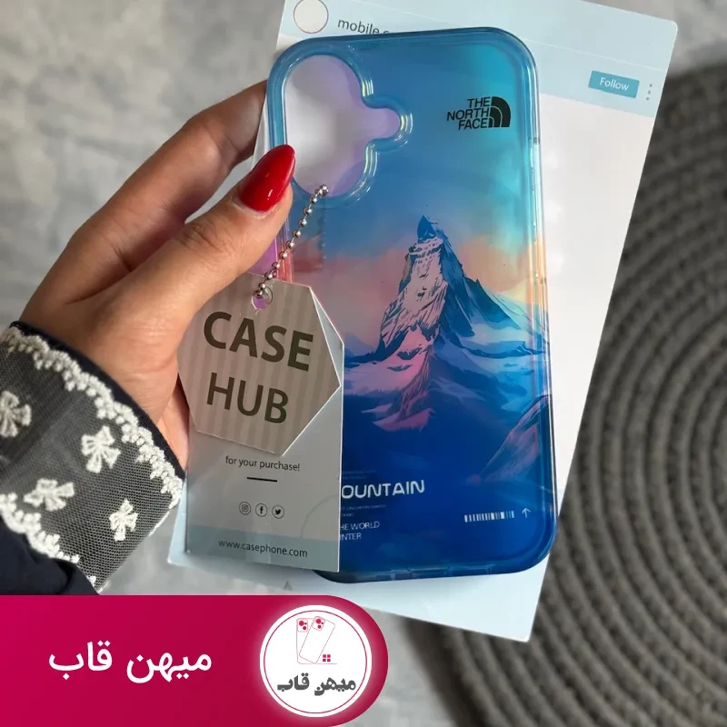 قاب mountain sunset