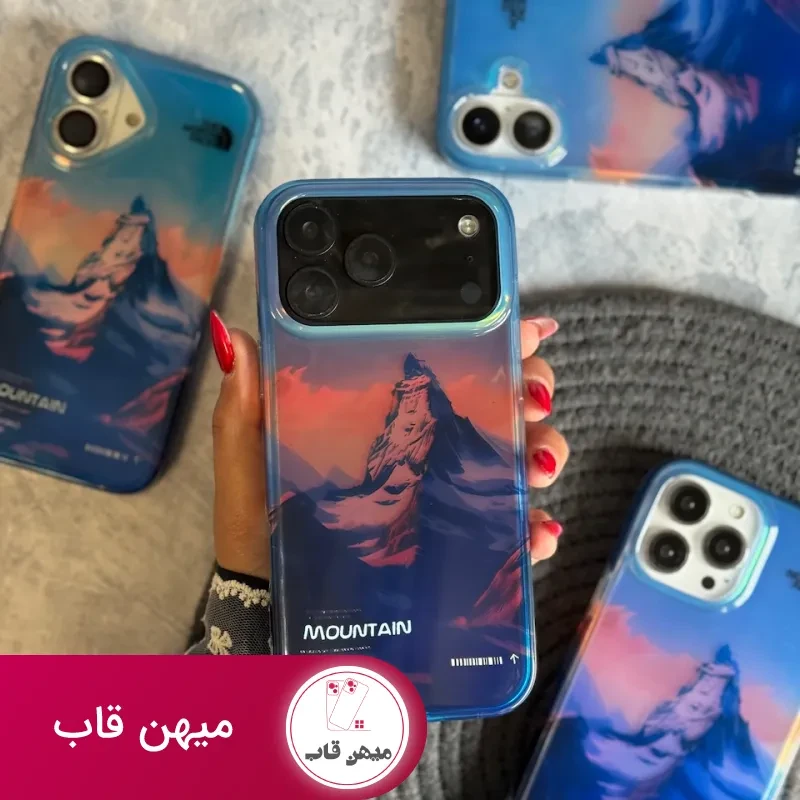 قاب mountain sunset