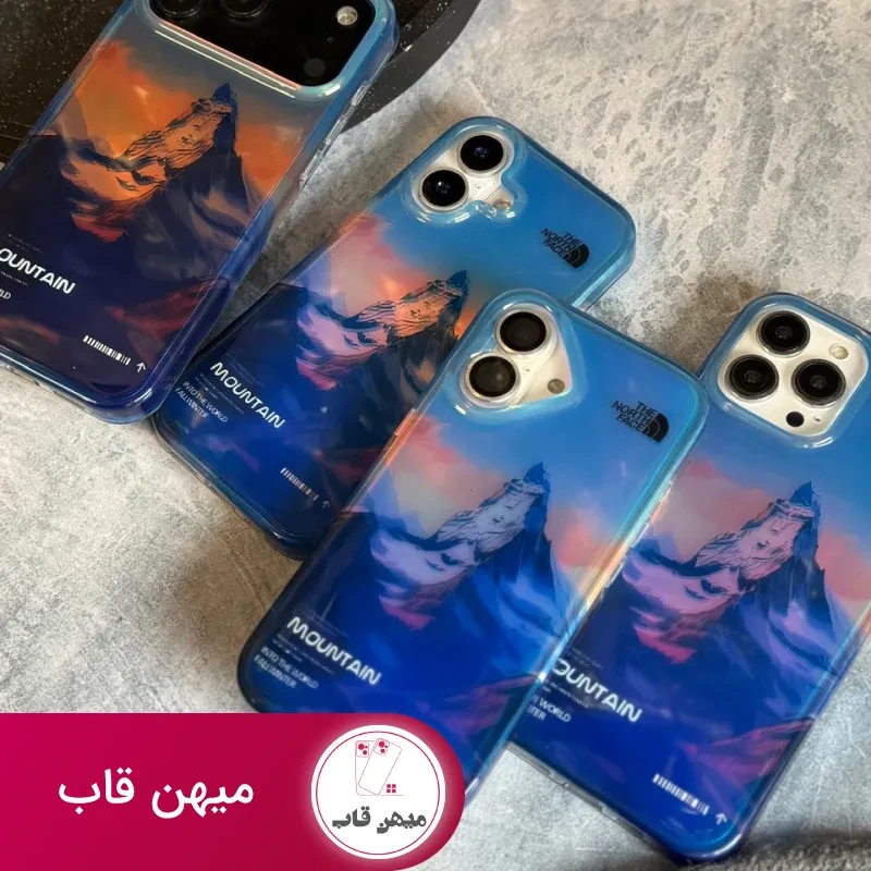 قاب mountain sunset