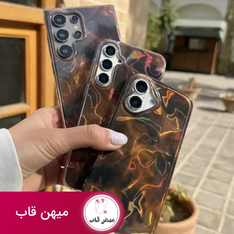 قاب سامسونگ و شیائومی wave brown