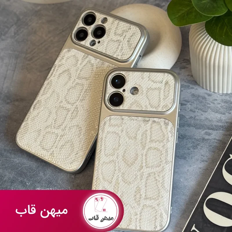 قاب گوشی آیفون پایتون سفید