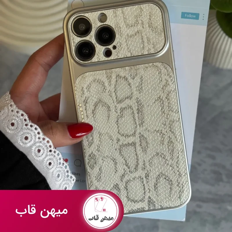 قاب گوشی آیفون پایتون سفید