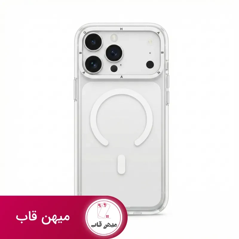 قاب آیفون کریستال سری مگسیف ghabnaab Crystal Series with magsafe