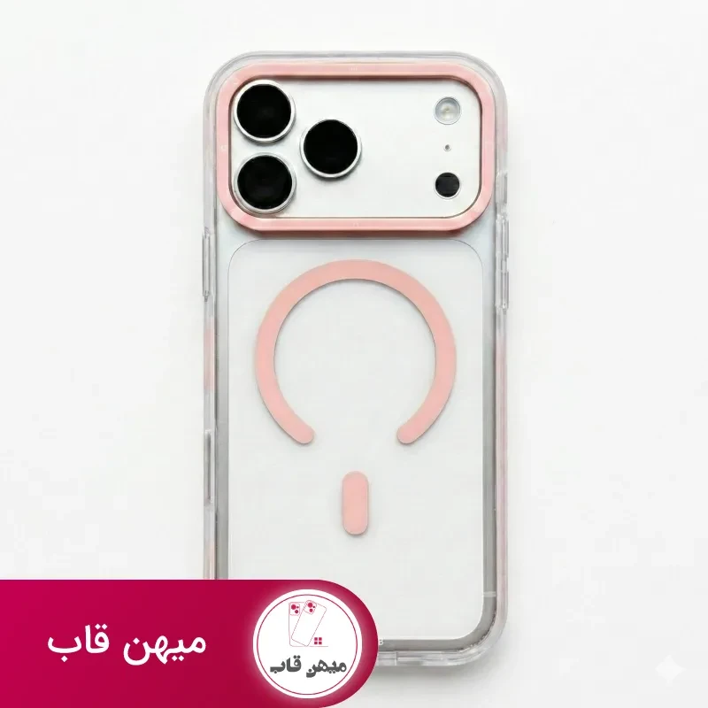 قاب آیفون کریستال سری مگسیف ghabnaab Crystal Series with magsafe
