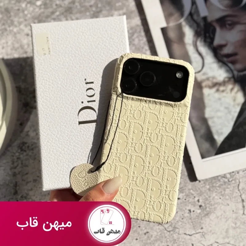 قاب گوشی طرح دیور چرمی ایتالیا با پک