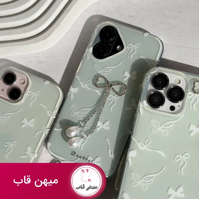 قاب گوشی سبز Green bow