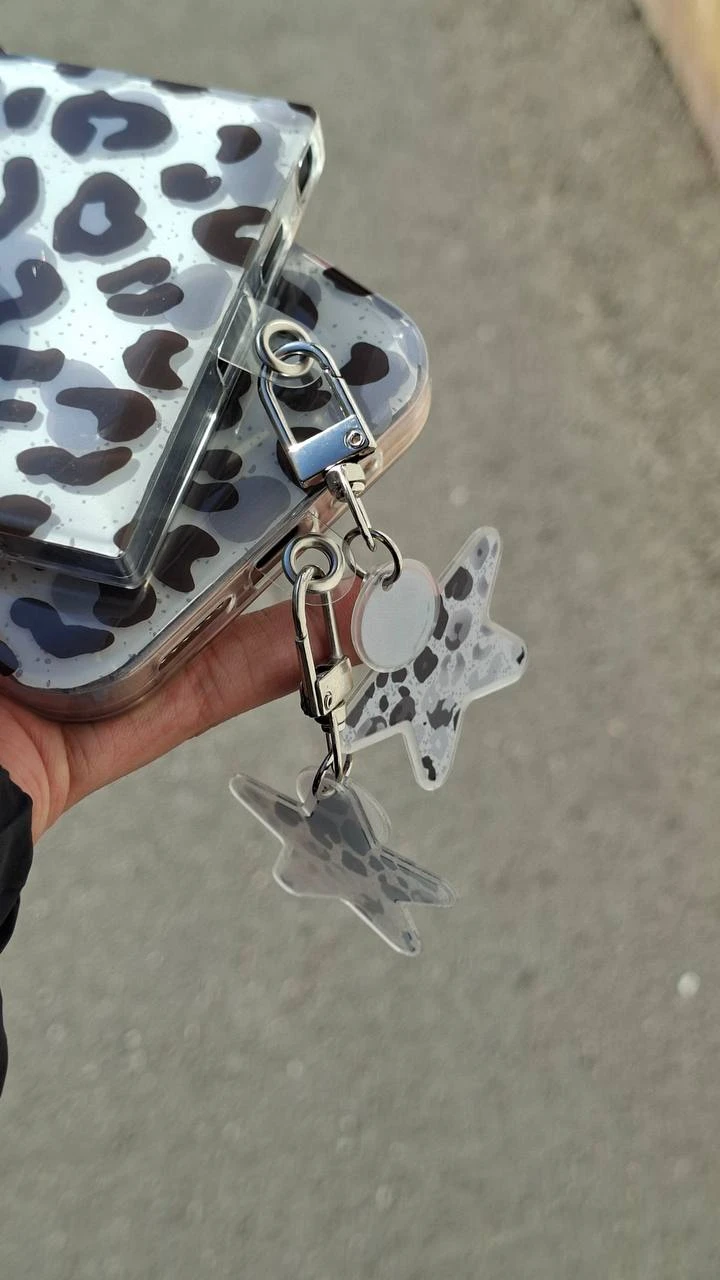 قاب گوشی پلنگی سفید