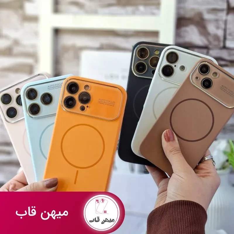 قاب گوشی آیفون سیلیکون کانسپت brown