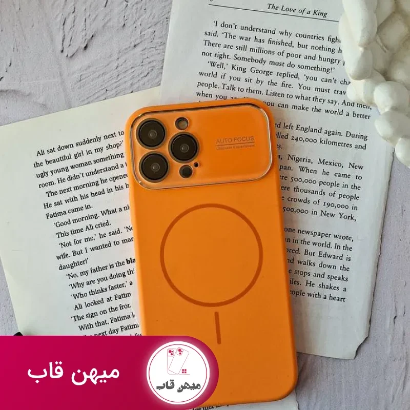 قاب گوشی آیفون سیلیکون کانسپت brown