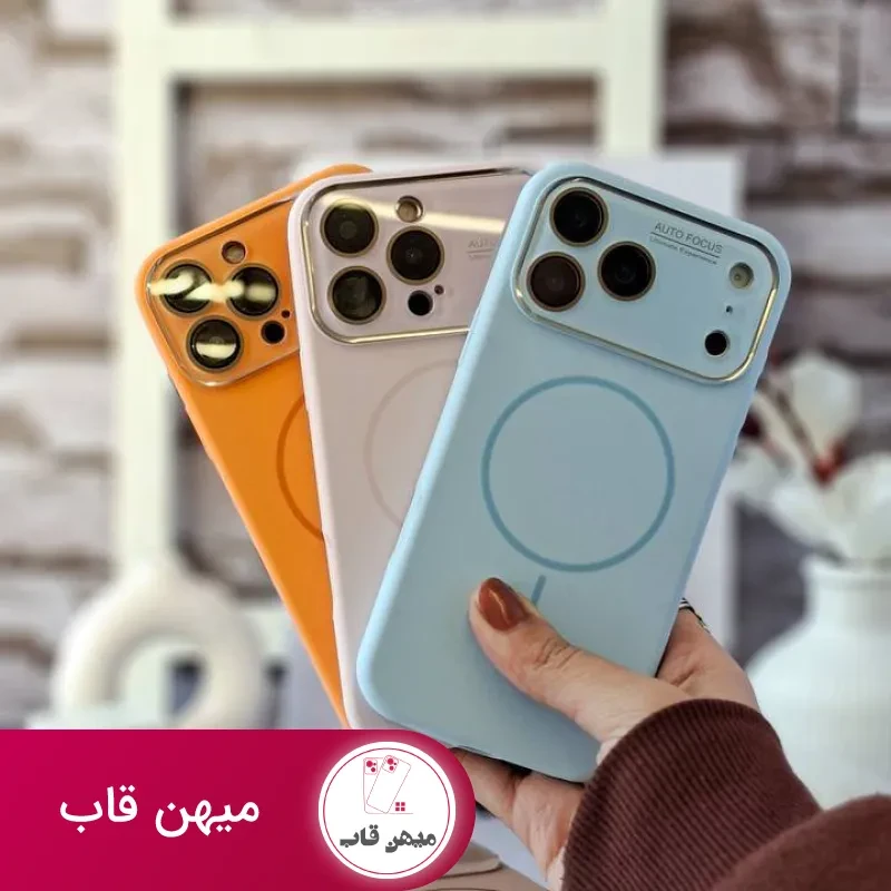 قاب گوشی آیفون سیلیکون کانسپت brown