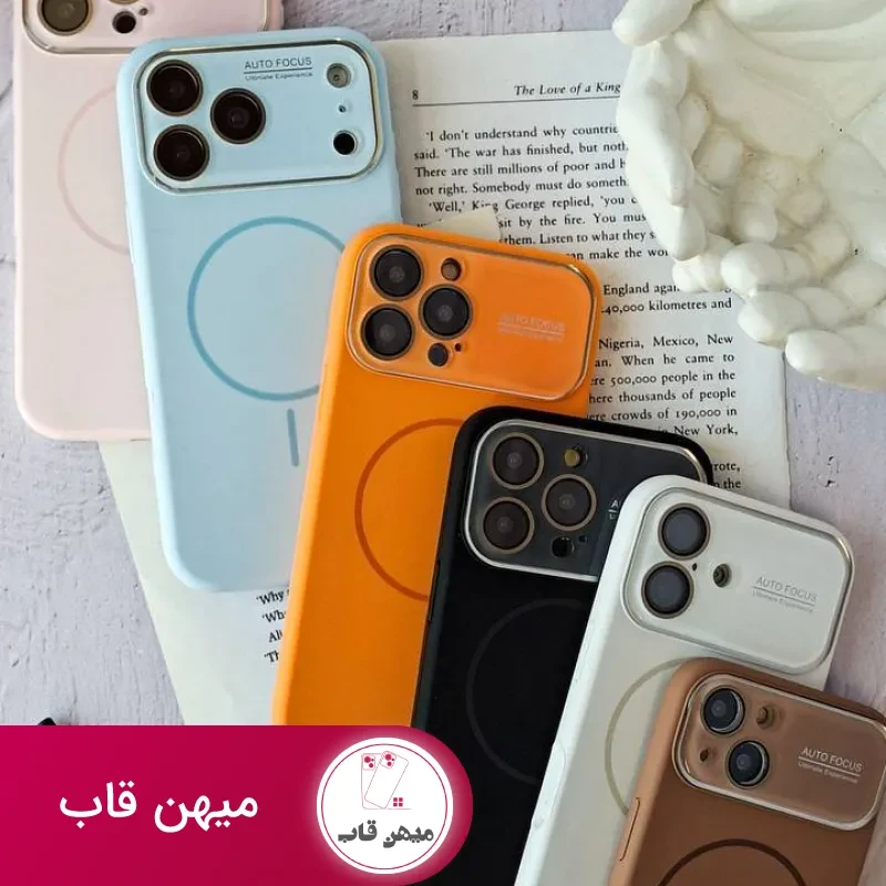 قاب گوشی آیفون سیلیکون کانسپت brown