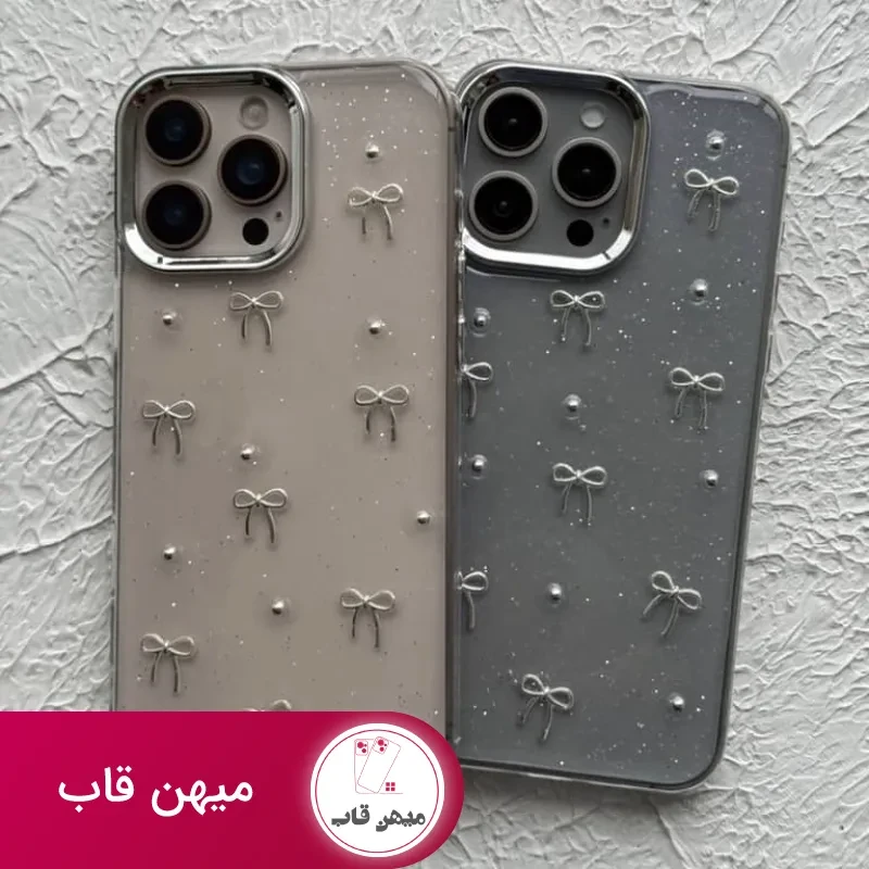 قاب آیفون پاپیون شلوغ اکلیلی برجسته