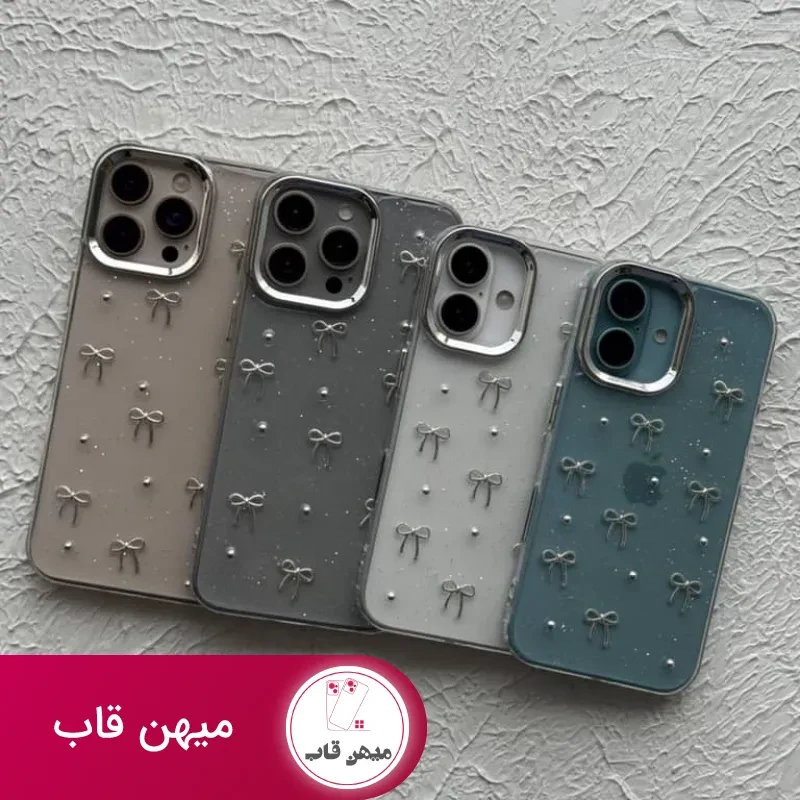 قاب آیفون پاپیون شلوغ اکلیلی برجسته
